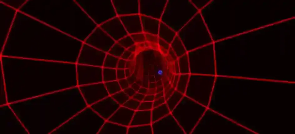 FlyThrough Wireframe Warmhole